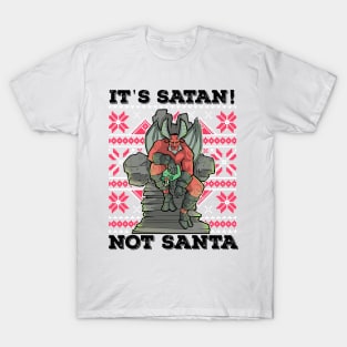 Ugly Christmas Satan Satanic Santa Devil Gothic Occult Goth T-Shirt